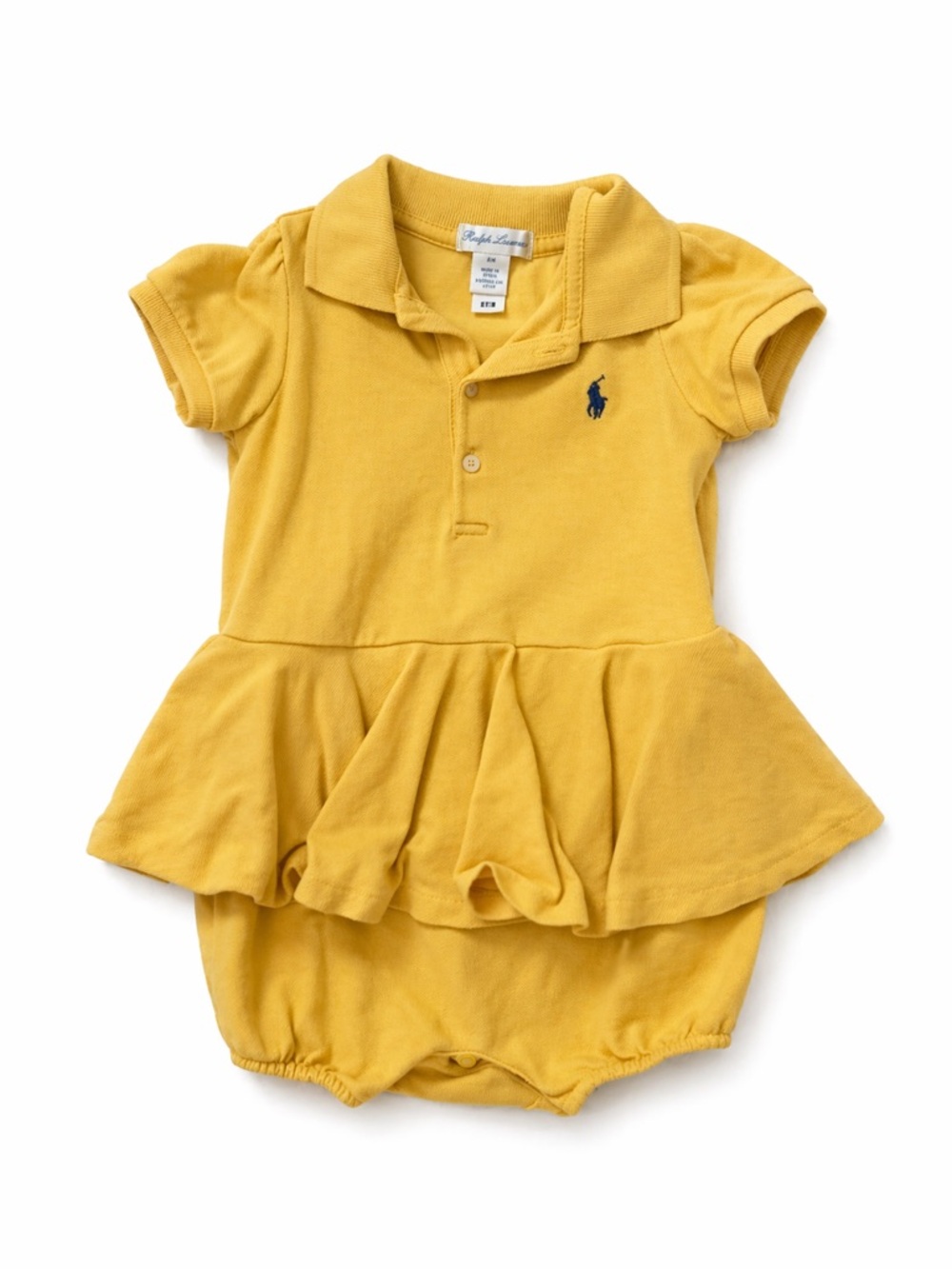 Ralph Lauren Yellow Polo Skort Romper